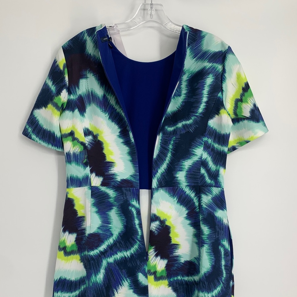 Sz 8 NEW French Connection Annisa Whisper Printed Mini Dress w pockets NWT $148 - Picture 8 of 17